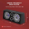 Pyle 12" Dual Subwoofer Box System with LED Lighting - 600W, Rear Vented Design - PLBS122LE.6 - 2 of 4