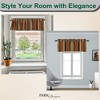 Park Designs Striped Lodge Timber Ridge Valance 14"L - 4 of 4
