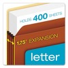 Pendaflex Standard Expanding File Pockets, 1.75" Expansion, Letter Size, Red Fiber, 25/Box - 2 of 4