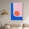 Art Remedy A Loner sun Modern Color Block Abstract Wall Art Framed - 2 of 4