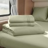 Nestl RV Queen Sheets, Super Soft 4PC Microfiber Sheet Set for Camper, Short Queen Sheets - 2 of 4