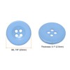 Unique Bargains Resin Craft DIY Round Flat 4-Hole Replacement Sewing Buttons 10 Pcs - 2 of 4