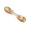 Unique Bargains Bow Tie Shape Hair Clips Gold Tone 1 Pc - 4 of 4