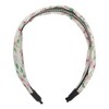 Unique Bargains Fresh Flowers Wide Headband White 1 Pc - 3 of 4