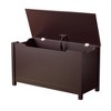 Lycvki Wooden Kids Toy Box Storage with Safety Hinged Lid - 2 of 4