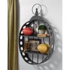 Design Toscano Wall Pocket Watch Sculptural Metal Curio Shelves - 2 of 4