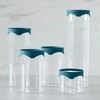 10-Piece Borosilicate Glass Food Storage Set with Airtight Flip-N-Snap Lids ¨C 5 Containers - 2 of 3