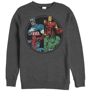 Men's Marvel Avengers Circle Sweatshirt - 1 of 3