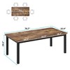 Industrial Dining Table for 68 People, 78.7" Long Rectangle Table(Table Only) - 2 of 4