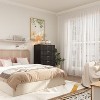 Hitow Modern Dresser with Metal Feet and Handles 5 Drawer Chest of Drawers - 4 of 4