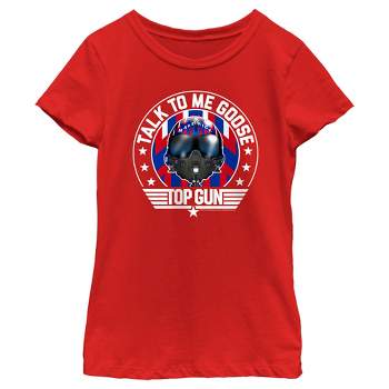 [Die neuesten Artikel im Ausland kaufen] Boy\'s Top Gun Maverick Talk : T-shirt Target Me To Goose
