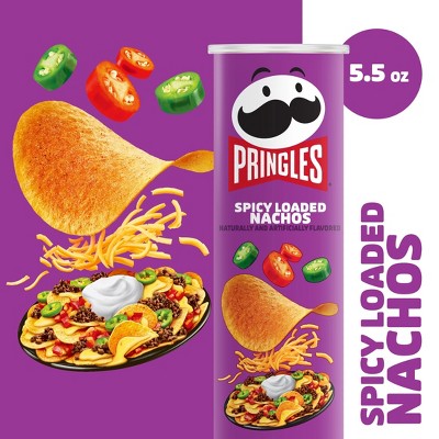Pringles Spicy Loaded Nacho Chips Potato Crisps Chips - 5.5oz