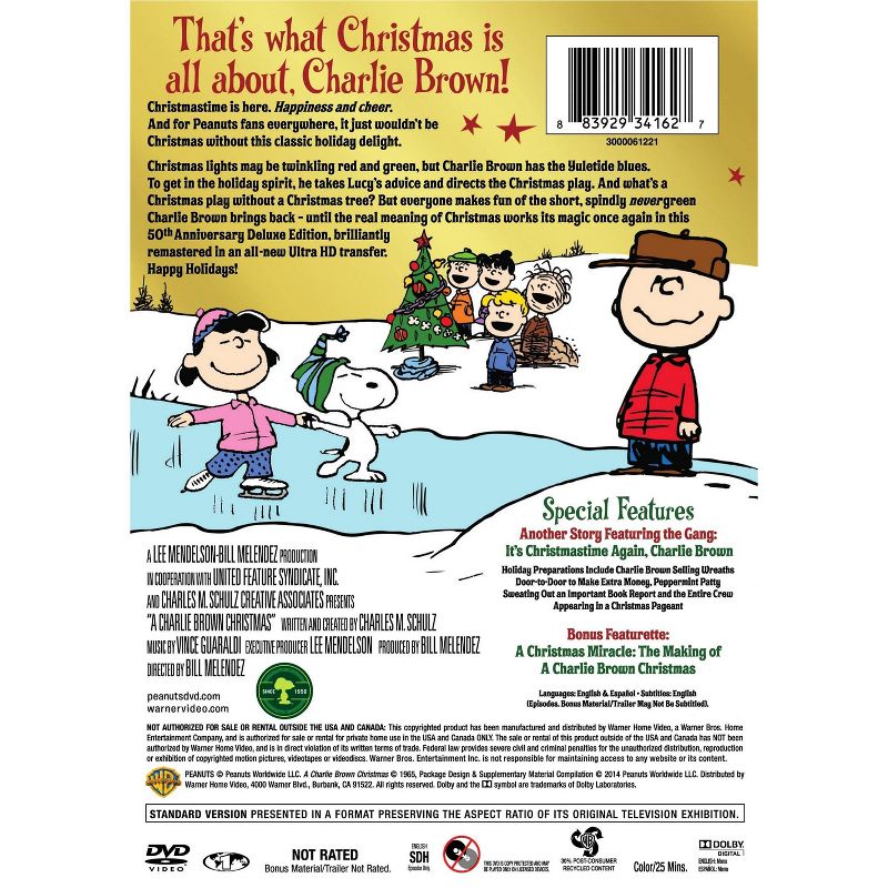 A Charlie Brown Christmas 50th Anniversary Deluxe Edition (DVD), 3 of 4