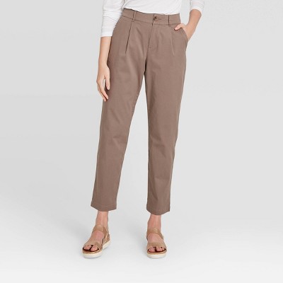 high rise straight leg pants