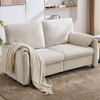 NicBex Modern 2-Seat Sofa Loveseat Couch with Deep Cushions & Pillows,Upholstered Lounge Sofa for Living Room,Bedroom,Office - 2 of 4