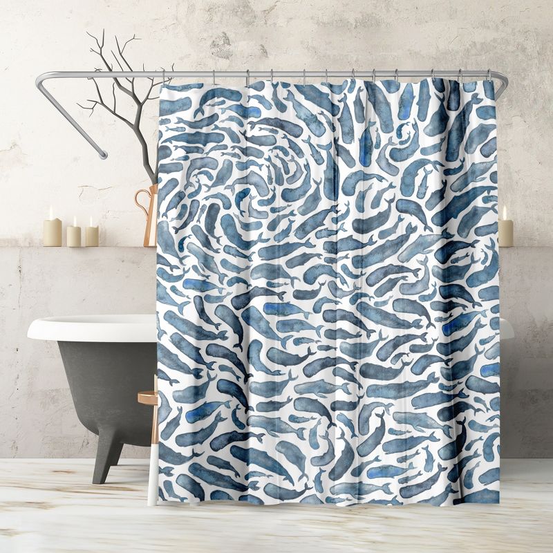 Americanflat 71" x 74" Shower Curtain  Style 2 by Elena O'Neill, 1 of 8