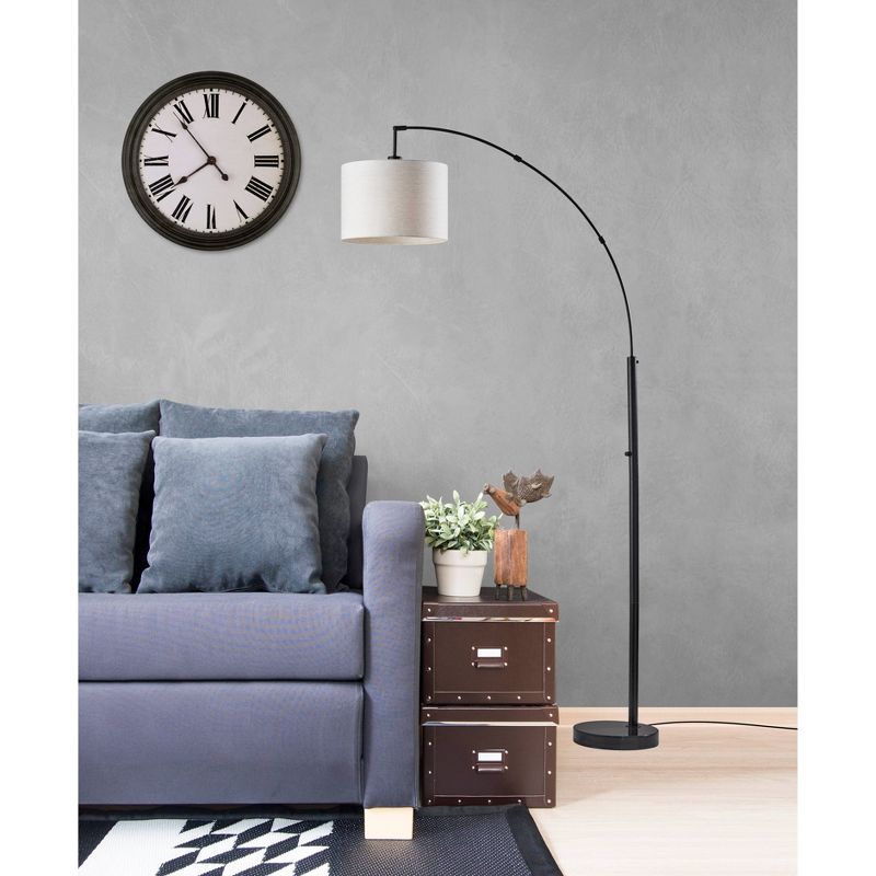 Bowery Arc Lamp Black/Red - Adesso, 3 of 7