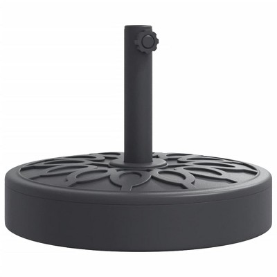 vidaXL Umbrella Base Black Polyethylene and concrete 55 lb