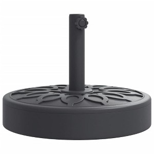 vidaXL Umbrella Base Black Polyethylene and concrete 55 lb - 1 of 4