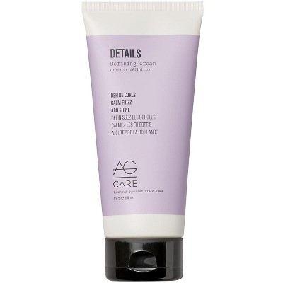 AG Care DETAILS Defining Cream (6 oz) Define Hair Curls, Calm Frizz, & Add Shine