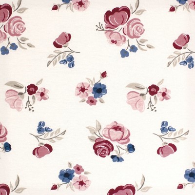 Dusty Rose Floral Cotton Toddler Pillowcase