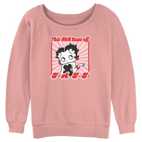 Pink betty boop discount sweatshirt