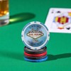 Slickblue 25-Pack Las Vegas 14-Gram Poker Chips, Clay Composite, Heavyweight Casino Style, Holo Inlay, $1-$10K - 2 of 3