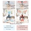 Ludomide Crystal Ceiling Fan with Lights Modern Chandelier Fan with Remote Chrome Reversible Fan Light Fixture for Bedroom Dining Room 52" - 3 of 4