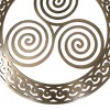 Slickblue Celtic Metal Wall Art – 12" Round Hanging Decor in 8 Irish Designs & 4 Finish Options for Home - 4 of 4