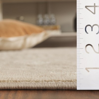 Selena Beige Geometric Synthetic 8' x 10' Area Rug