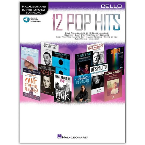 Hal Leonard 12 Pop Hits for Cello Book/Audio Online - image 1 of 1