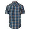 Gioberti Men's Western Cowboy Short Sleeve Shirt with Snap Buttons - 2 of 4