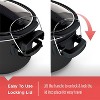 BLACK+DECKER 7-Quart Slow Cooker, SCD4007, Chalkboard Exterior, Locking Lid, 3 Heat Settings, Removable Stoneware Crock - 3 of 4