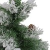 Northlight 2 FT Flocked Pine Artificial Christmas Tree in Burlap Base - Unlit - 2 of 4