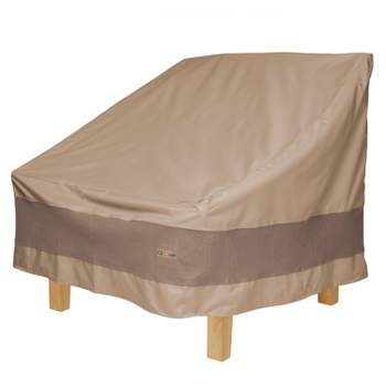 Duck Covers 38" Brown Elegant Waterproof Patio Chair Cover