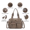 Generic Large Purses for Women Multi Pocket Hobo Handbag Ladies Tote Satchel Bag - 4 of 4