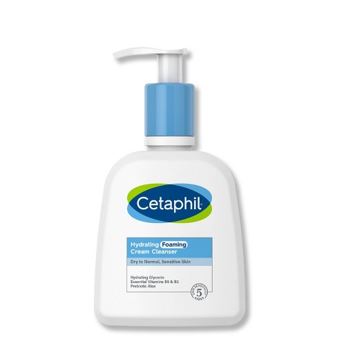 Cetaphil Hydrating Foaming Cream Face Cleanser - image 1 of 4