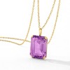 Ross-Simons 10.00 Carat Amethyst Pendant Necklace in 14kt Yellow Gold Size 18 - 4 of 4