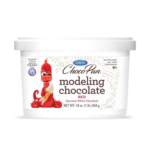 Satin Ice Chocopan Modeling Chocolate, Red, 1 Lb : Target