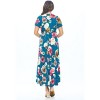WEST K Women's Georgia Faux Wrap Dress with High-Low Hem and Tie Waist - 3 of 4