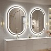 pmir Super Bright 192 LEDs/m LED Lighted Anti-Fog Tempered Glass Irregular Bathroom/Vanity Mirror with ETL & 3-Year Warranty - 3 of 4