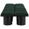 Meridian Furniture,Pavilion Boucle Fabric Bench - 3 of 4
