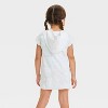 Toddler Girls' Towel Terry Seashell Embossed Cover Up Dress - Cat & Jack™ White - 2 of 3