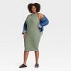 Women's Midi Pullover Bodycon Dress - Ava & Viv™ - 3 of 3