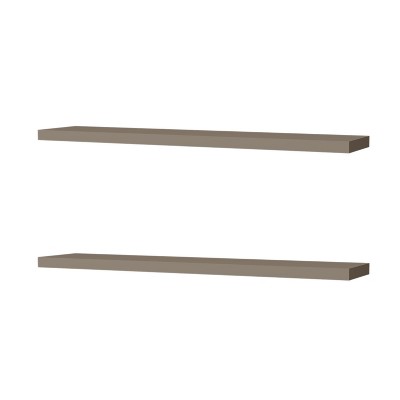 Vynxaria  47.3' Decorative Wall Shelf Set of 2 - Modern Floating Design
