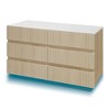 Sapphtopaz Drawers Dresser for Bedroom, Wooden Dresser Drawer Organizer with Solid Wood Handle, Chest of Drawers for Bedroom, Entryway - 4 of 4