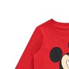 Boys Mickey Mouse Toddler Shirt - Boys Mickey Mouse Cluehouse Disney Classic Long Sleeve T-Shirt (Red, 3T) - 3 of 4