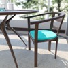 LeisureMod Modern Dining Chair Cushion Pads Set of 4 - 2 of 4