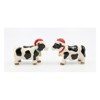 Kevins Gift Shoppe Ceramic Christmas Cow Salt and Pepper Shaker Set - image 3 of 3