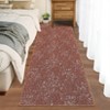 Washable Modern Solid Living Room Rugs, Chenille Non Slip Stain Resistant Floor Carpet for Nursery Dining Room Bedroom - 3 of 4